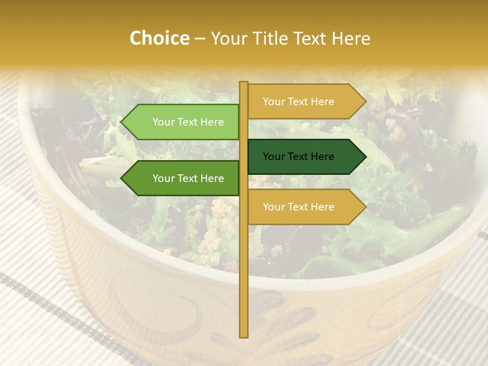 Fork Dish Lunch PowerPoint Template