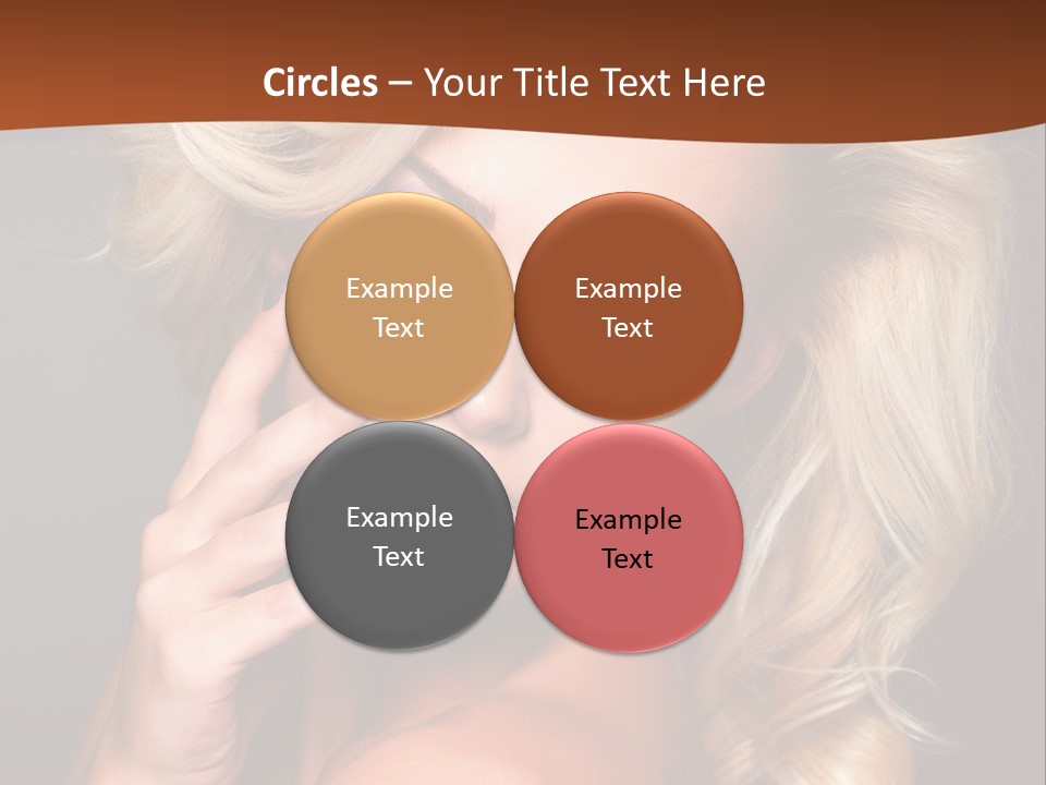 Closeup Elegance Fashion PowerPoint Template