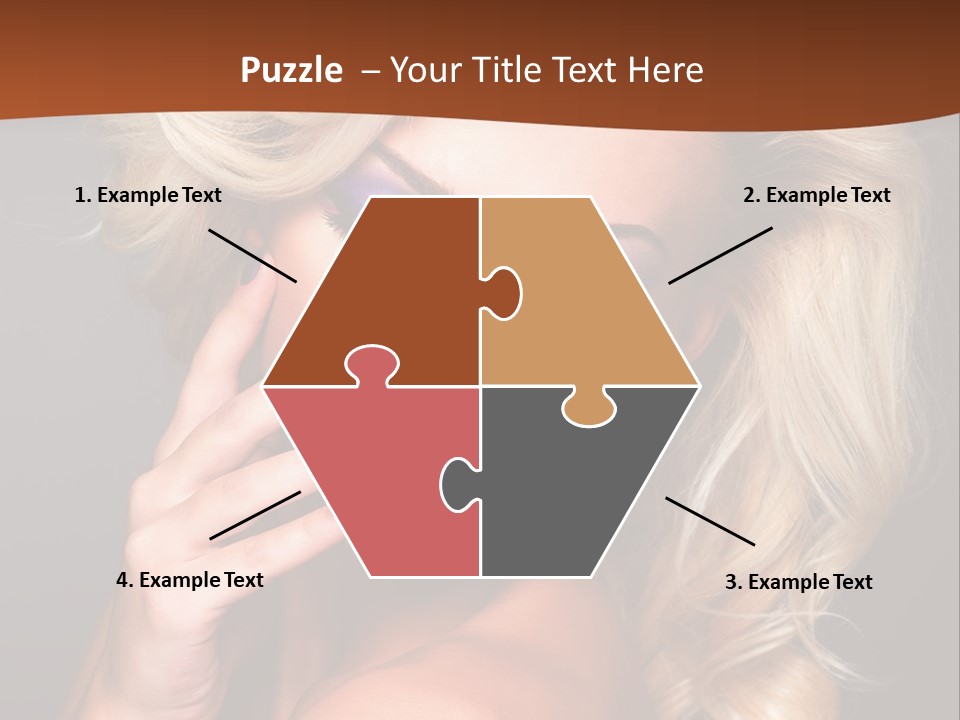 Closeup Elegance Fashion PowerPoint Template