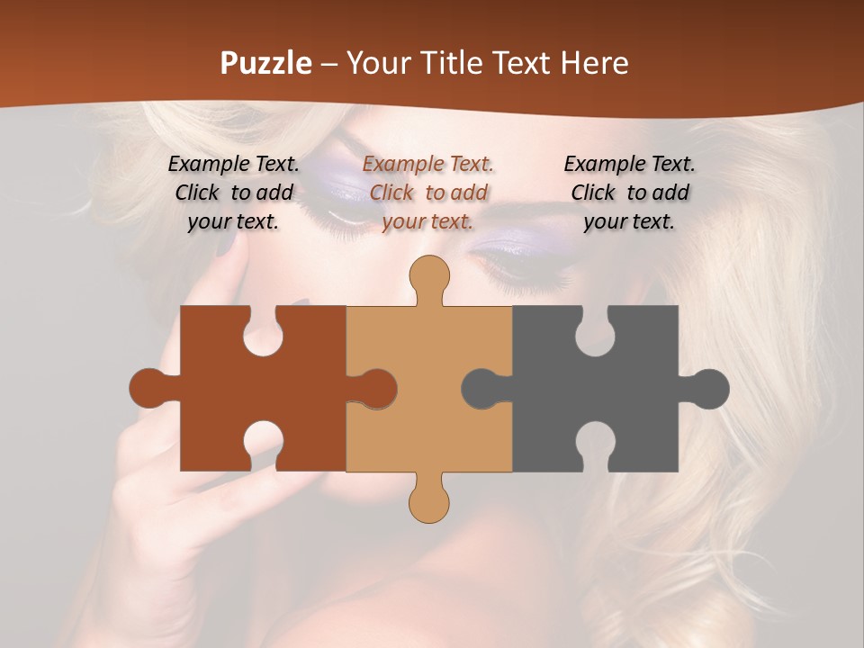 Closeup Elegance Fashion PowerPoint Template