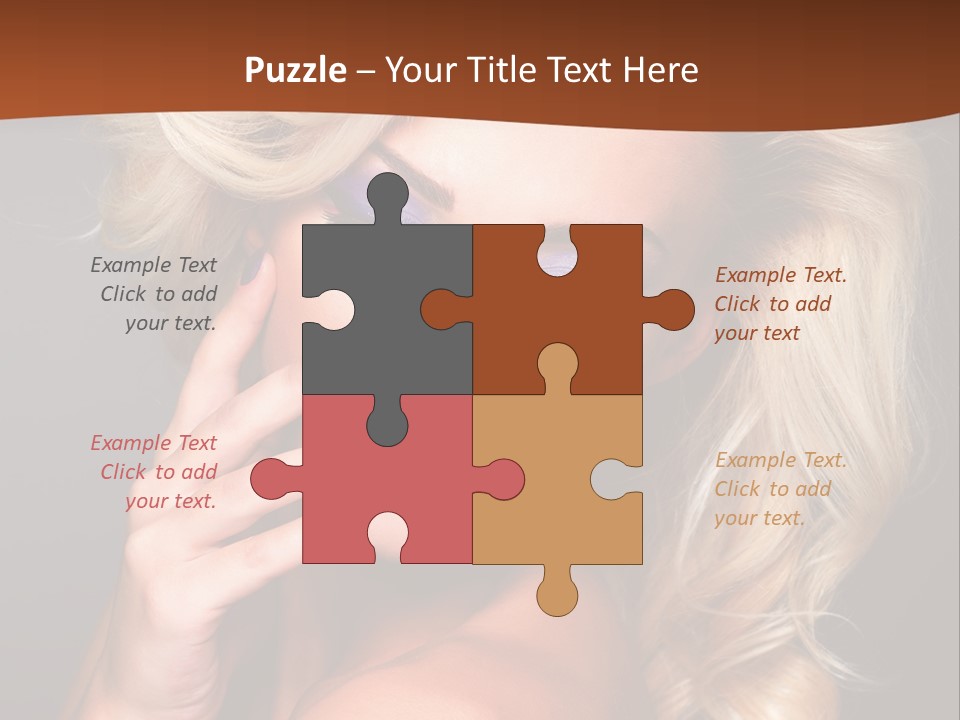 Closeup Elegance Fashion PowerPoint Template