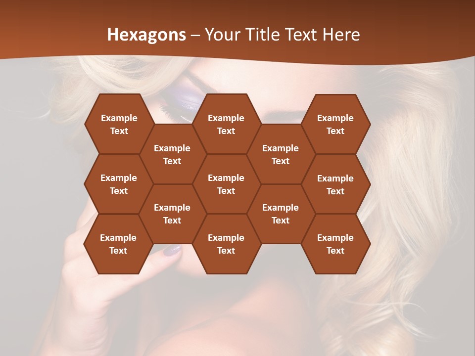 Closeup Elegance Fashion PowerPoint Template