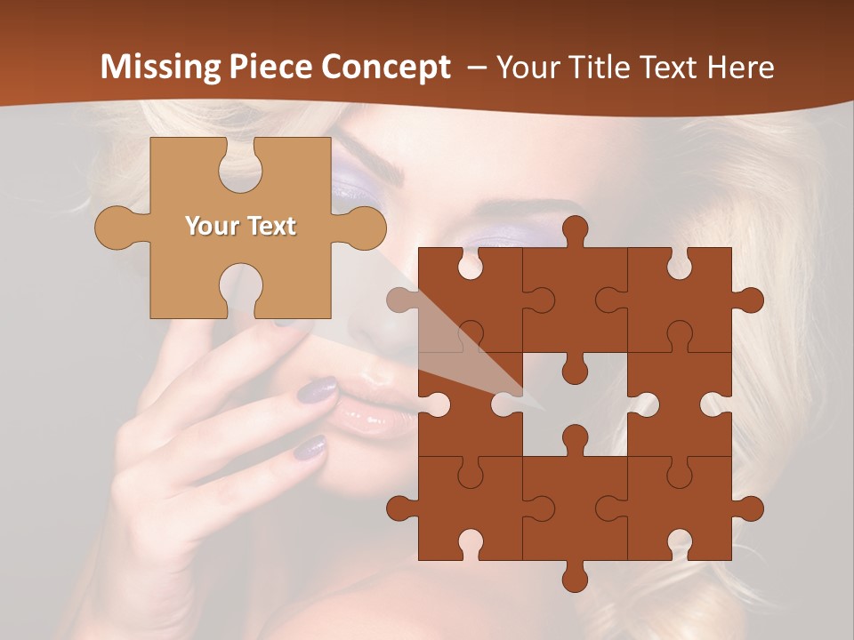 Closeup Elegance Fashion PowerPoint Template