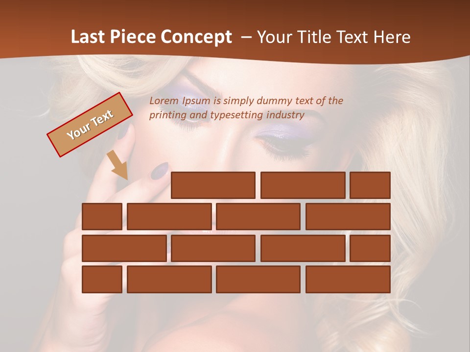 Closeup Elegance Fashion PowerPoint Template