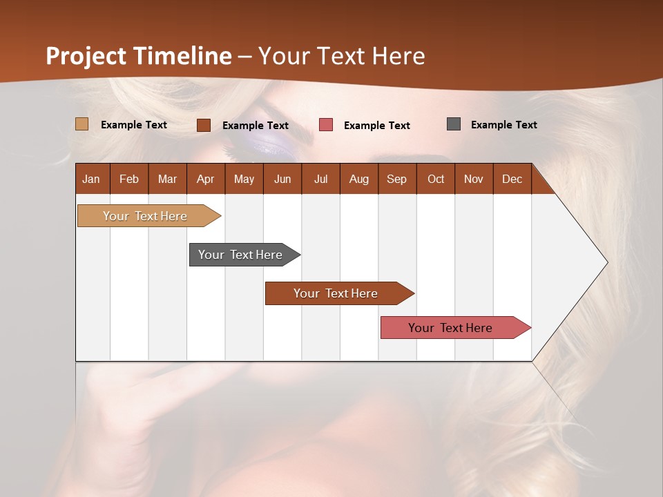 Closeup Elegance Fashion PowerPoint Template