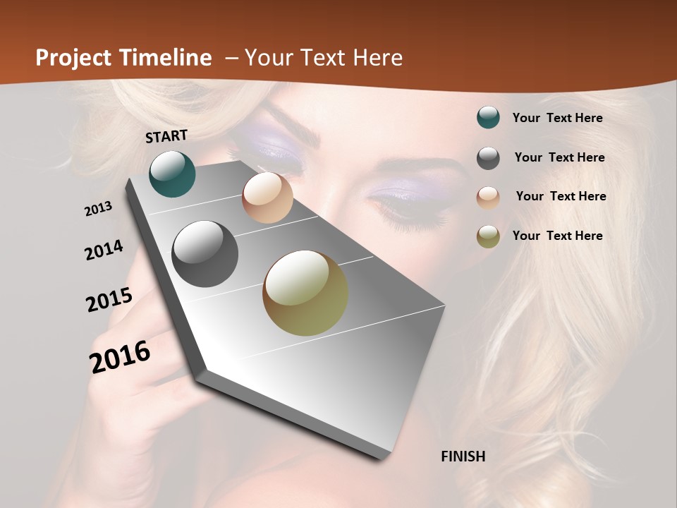 Closeup Elegance Fashion PowerPoint Template