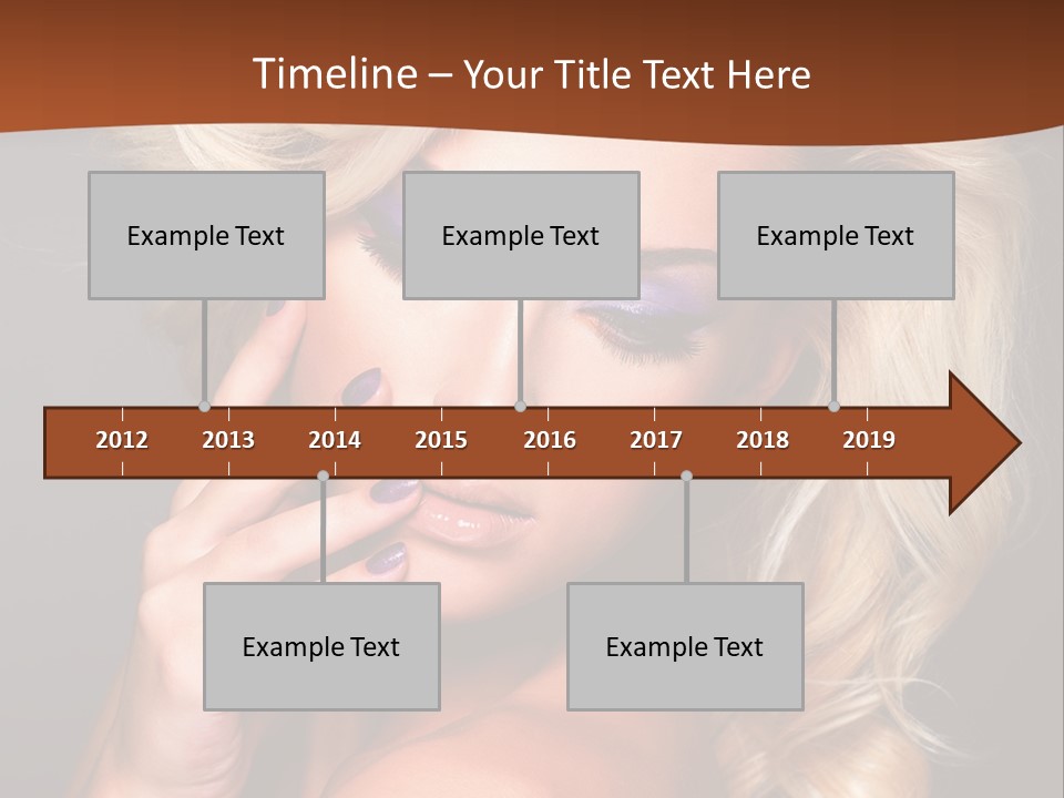 Closeup Elegance Fashion PowerPoint Template