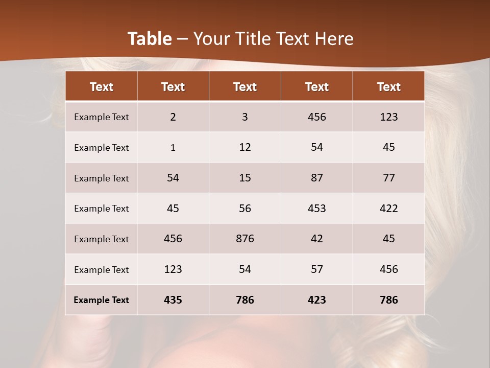 Closeup Elegance Fashion PowerPoint Template