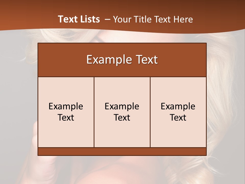 Closeup Elegance Fashion PowerPoint Template