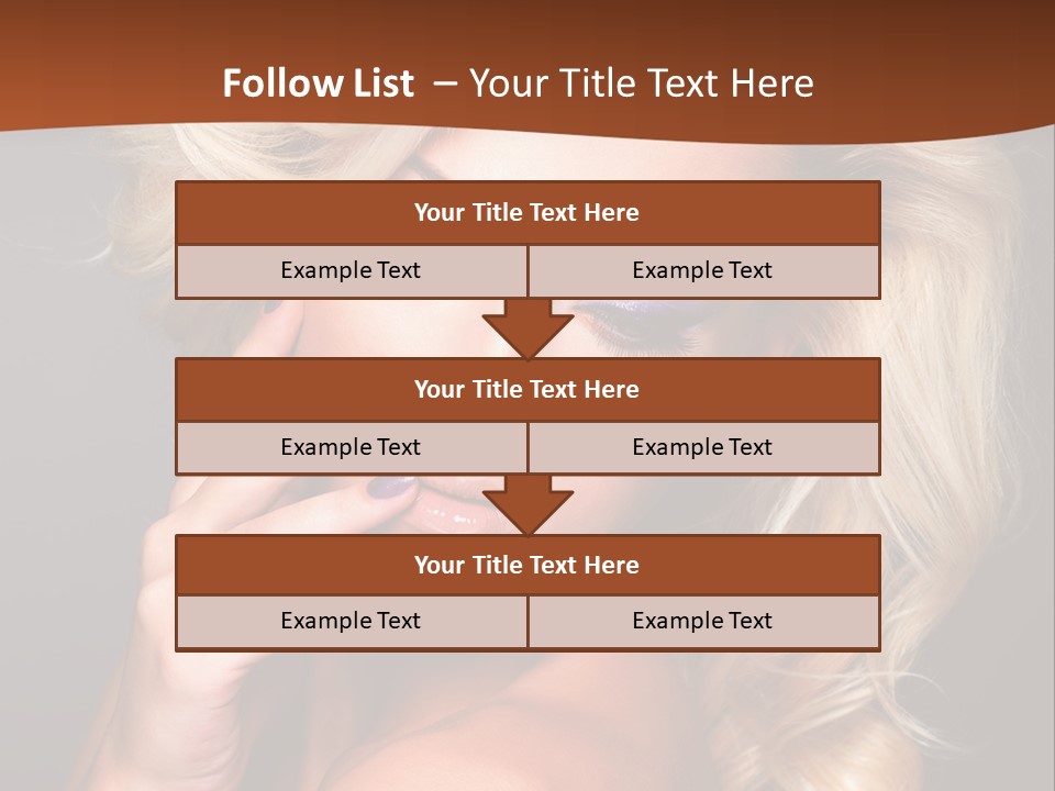 Closeup Elegance Fashion PowerPoint Template