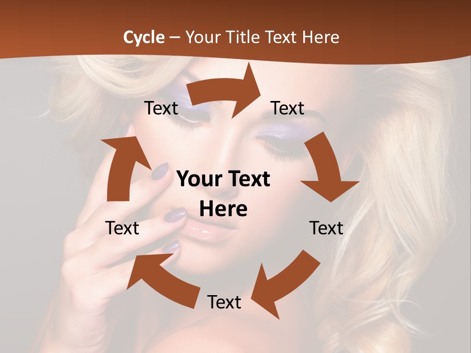 Closeup Elegance Fashion PowerPoint Template