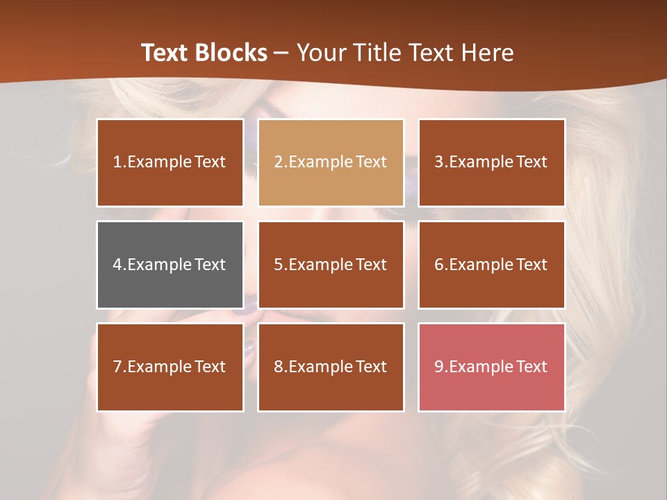 Closeup Elegance Fashion PowerPoint Template