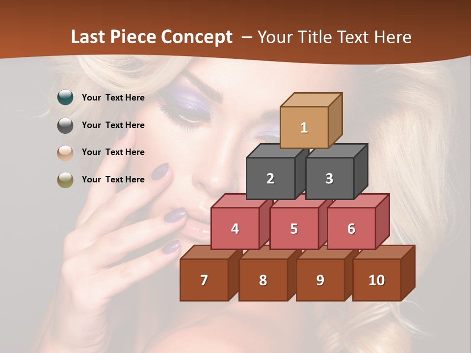 Closeup Elegance Fashion PowerPoint Template