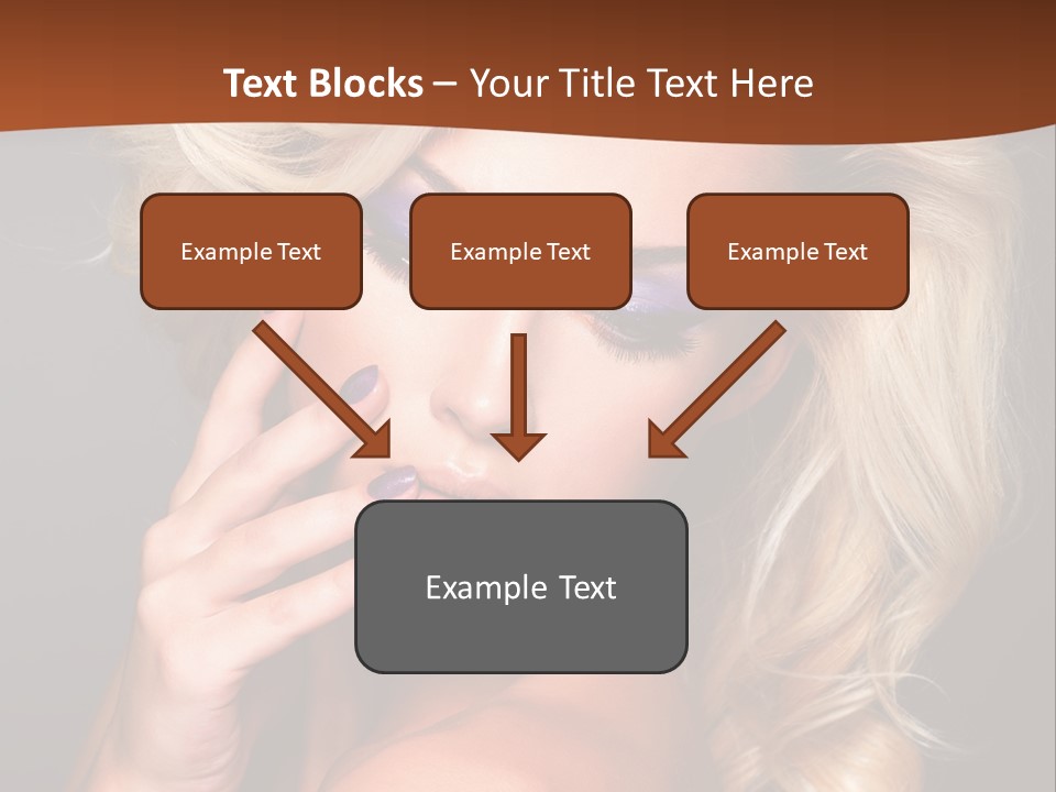 Closeup Elegance Fashion PowerPoint Template