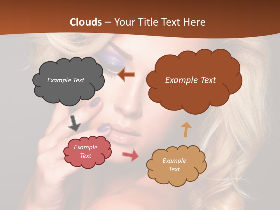 Closeup Elegance Fashion PowerPoint Template