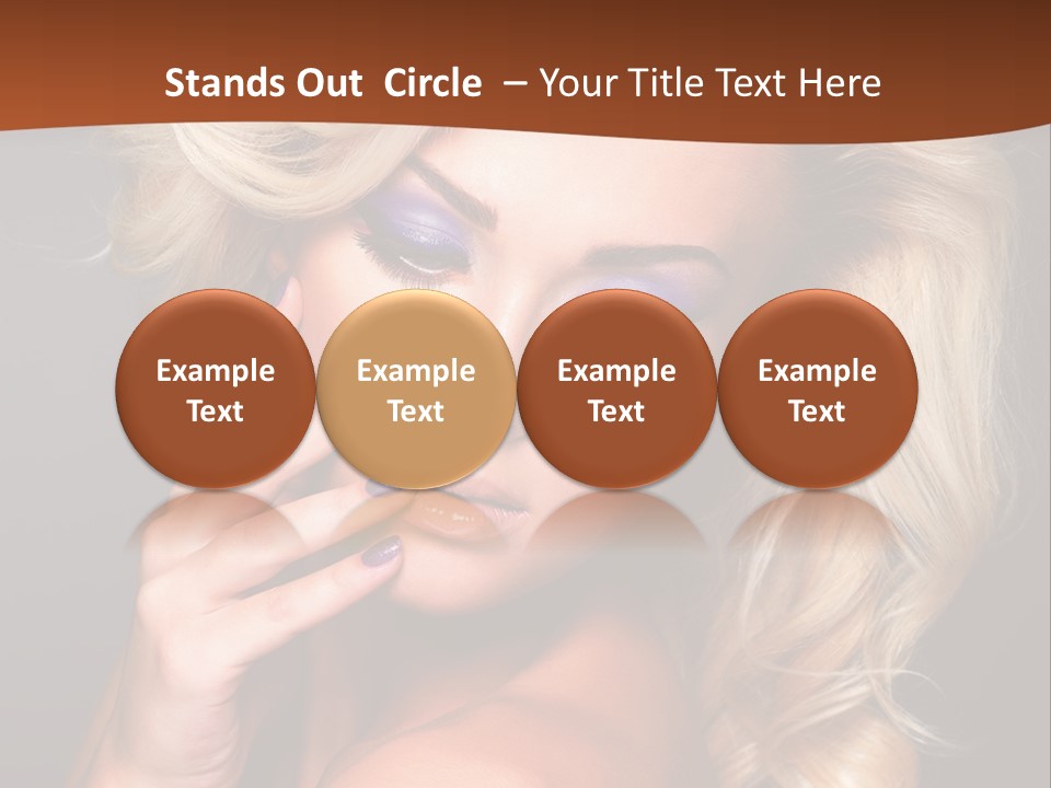 Closeup Elegance Fashion PowerPoint Template