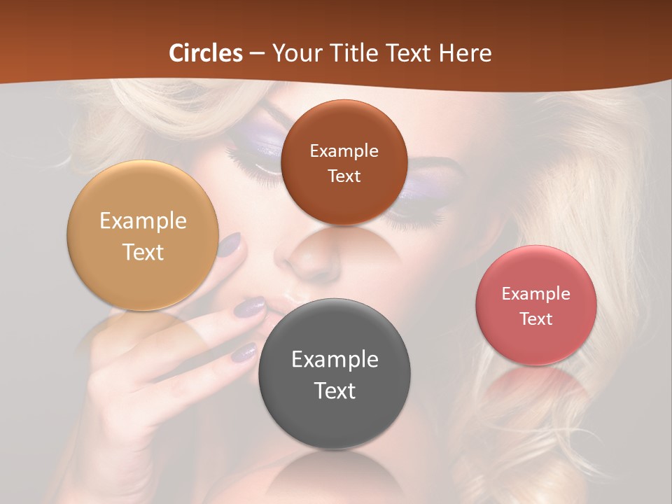 Closeup Elegance Fashion PowerPoint Template