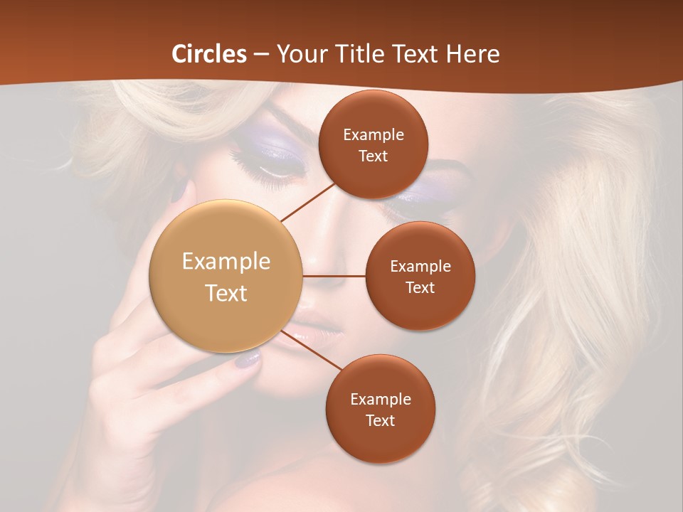 Closeup Elegance Fashion PowerPoint Template