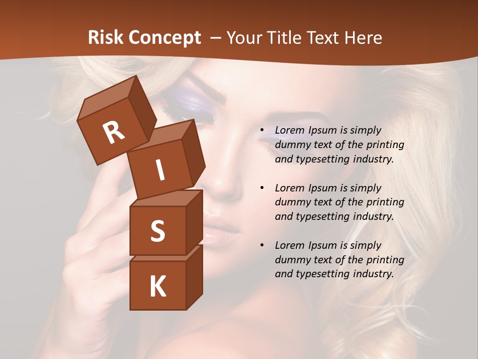 Closeup Elegance Fashion PowerPoint Template