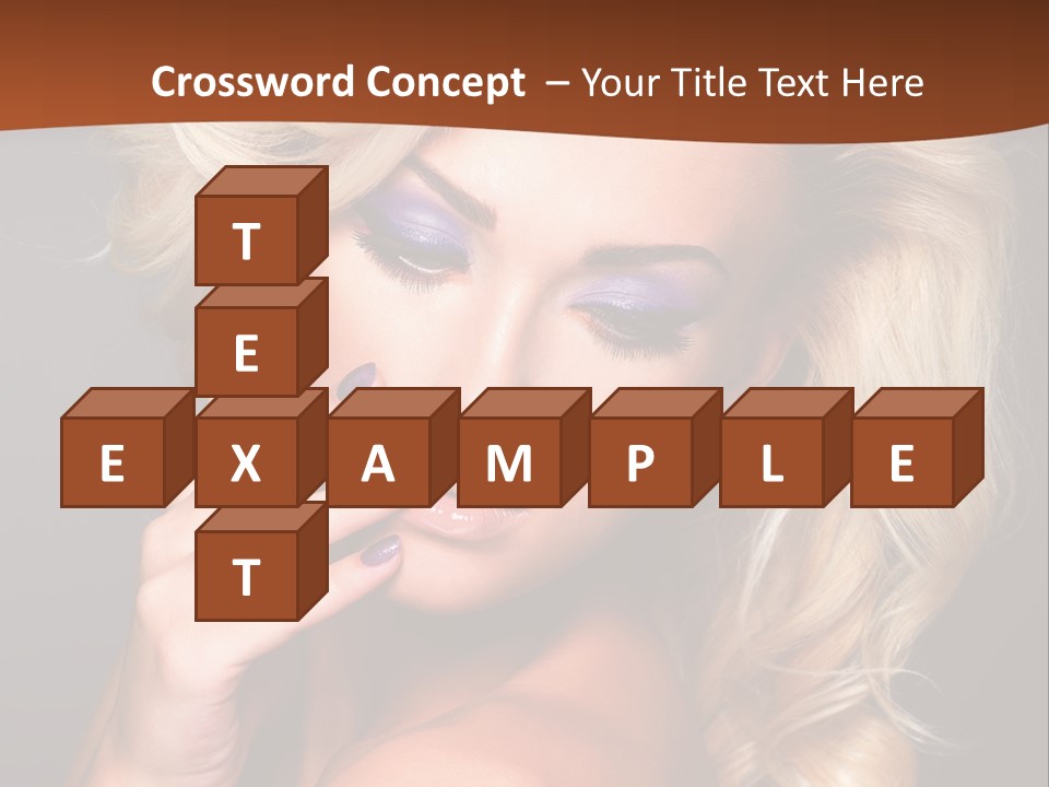 Closeup Elegance Fashion PowerPoint Template