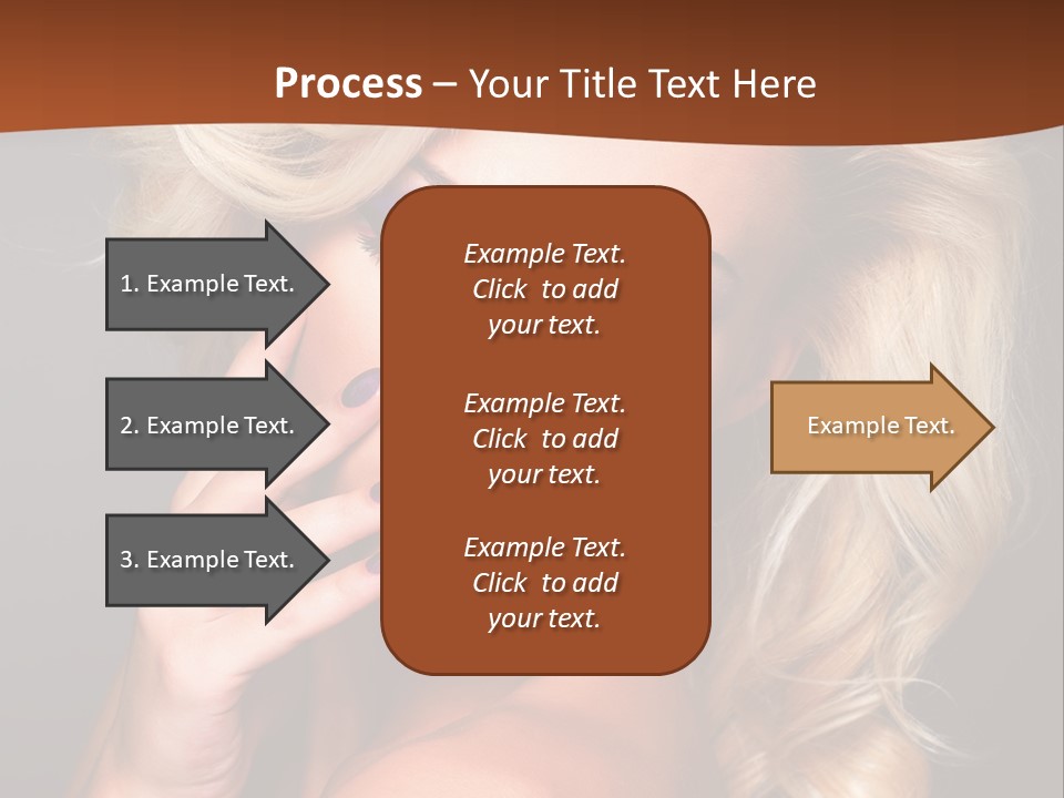 Closeup Elegance Fashion PowerPoint Template