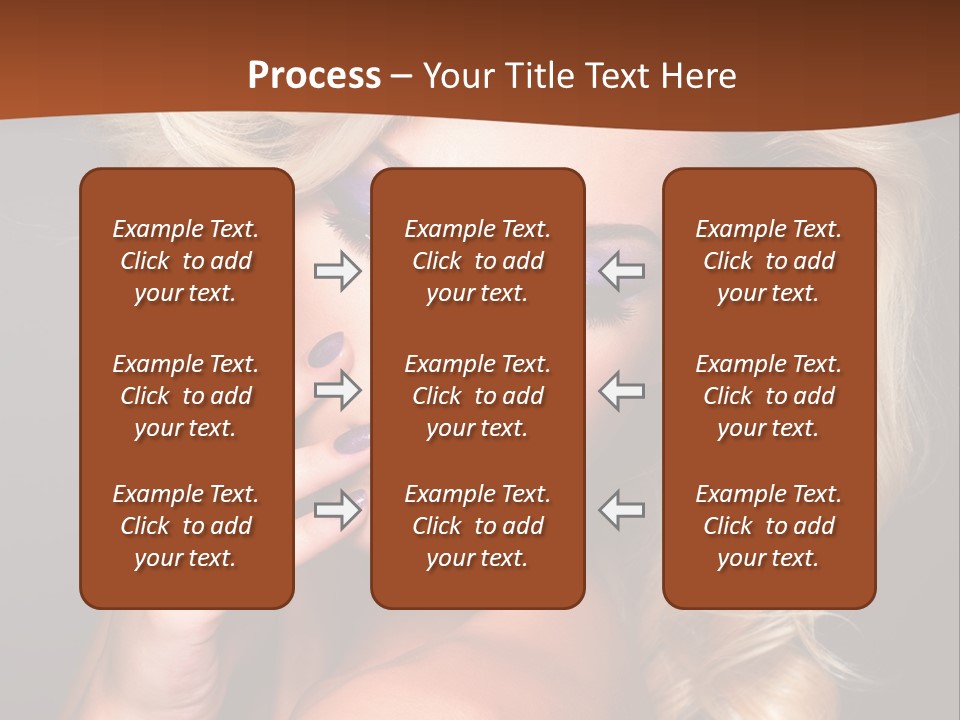 Closeup Elegance Fashion PowerPoint Template