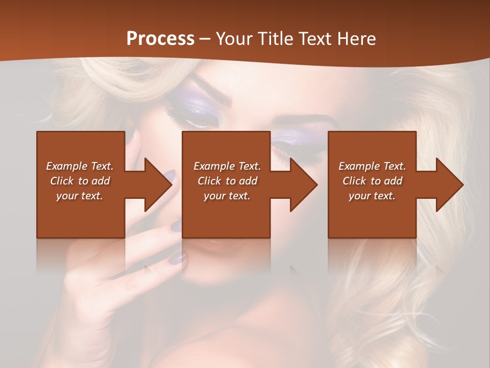 Closeup Elegance Fashion PowerPoint Template