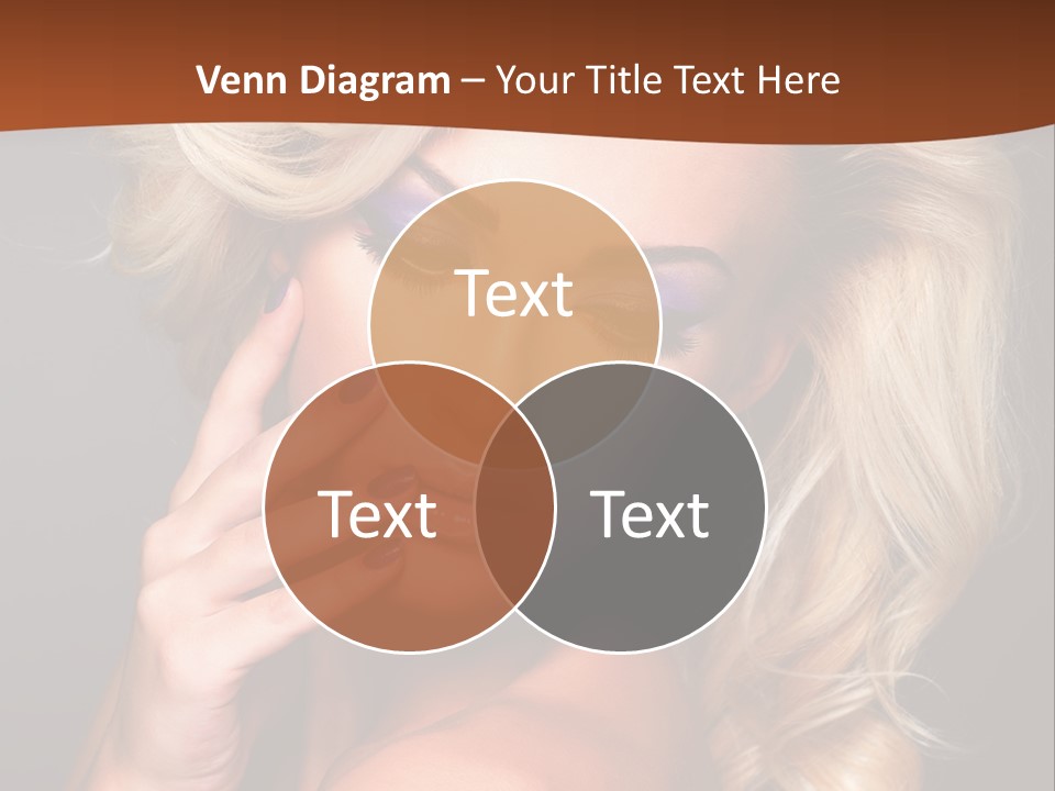 Closeup Elegance Fashion PowerPoint Template