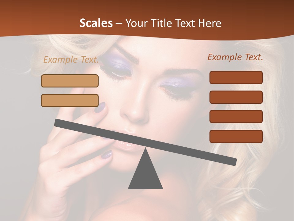 Closeup Elegance Fashion PowerPoint Template