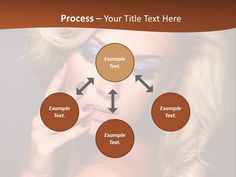 Closeup Elegance Fashion PowerPoint Template