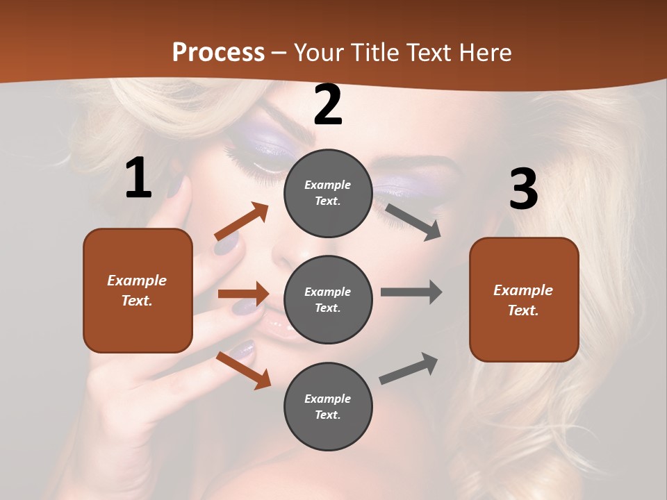 Closeup Elegance Fashion PowerPoint Template