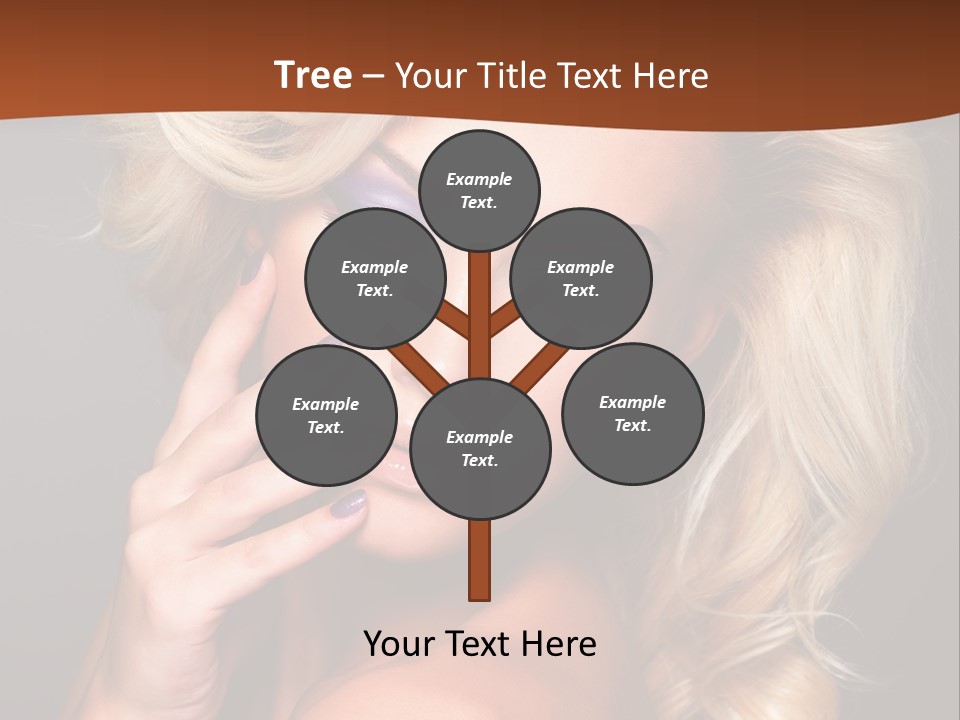 Closeup Elegance Fashion PowerPoint Template