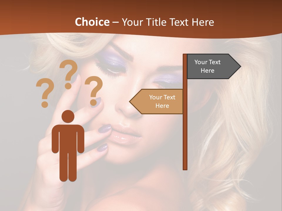 Closeup Elegance Fashion PowerPoint Template