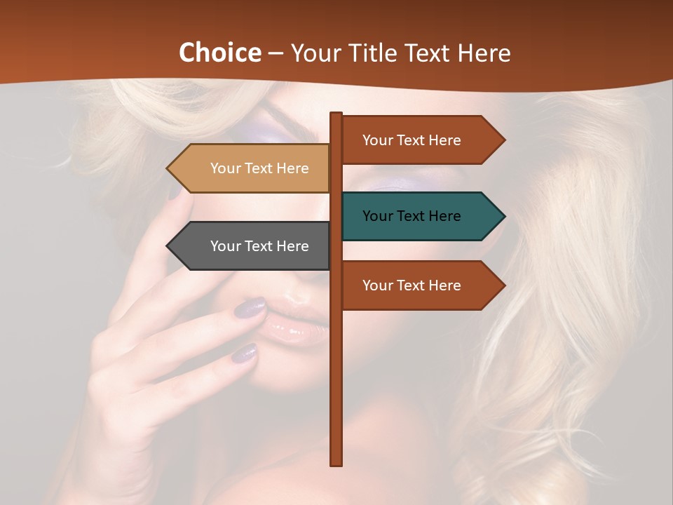 Closeup Elegance Fashion PowerPoint Template