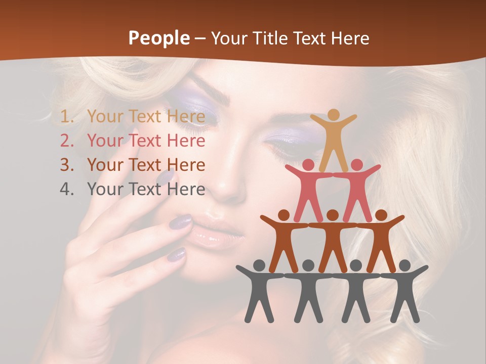 Closeup Elegance Fashion PowerPoint Template