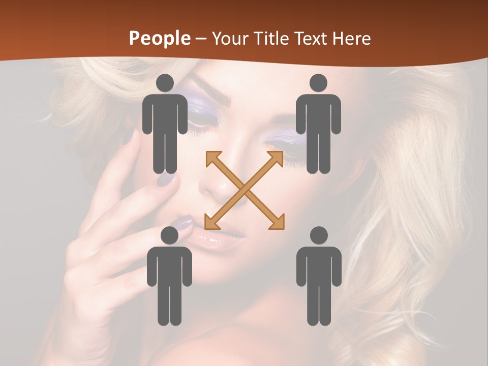 Closeup Elegance Fashion PowerPoint Template