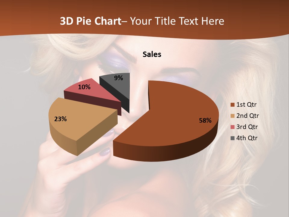 Closeup Elegance Fashion PowerPoint Template