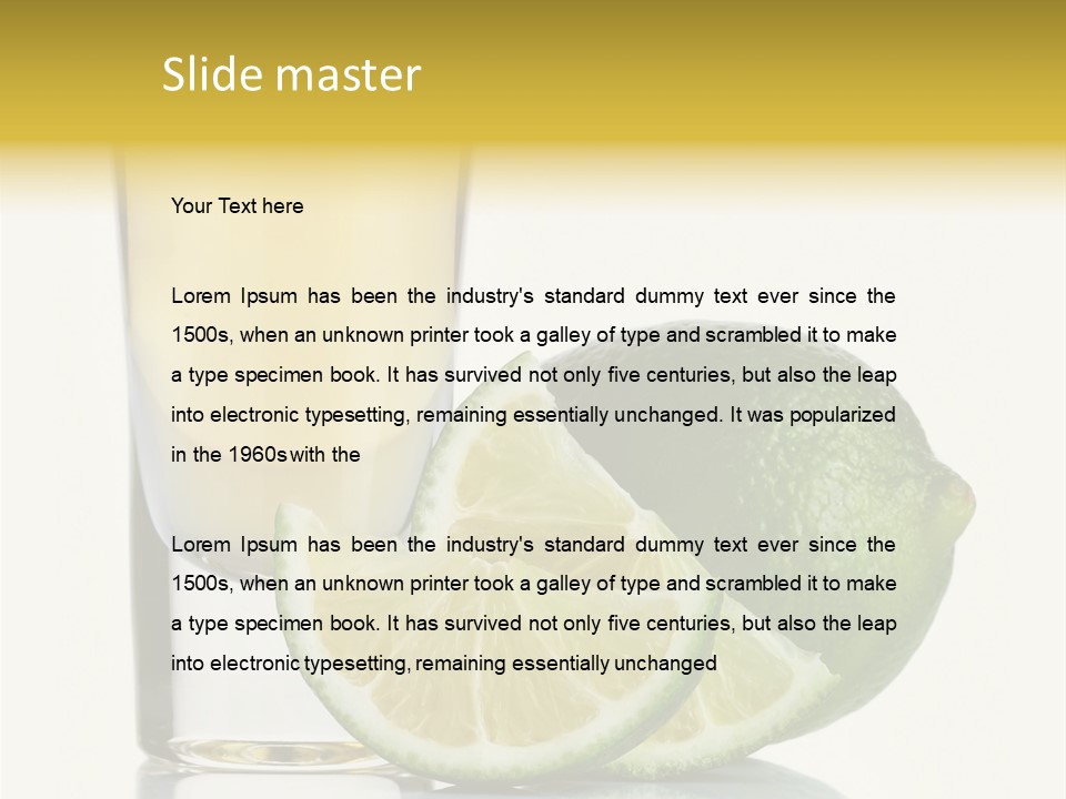 Portion Cold Mexican PowerPoint Template