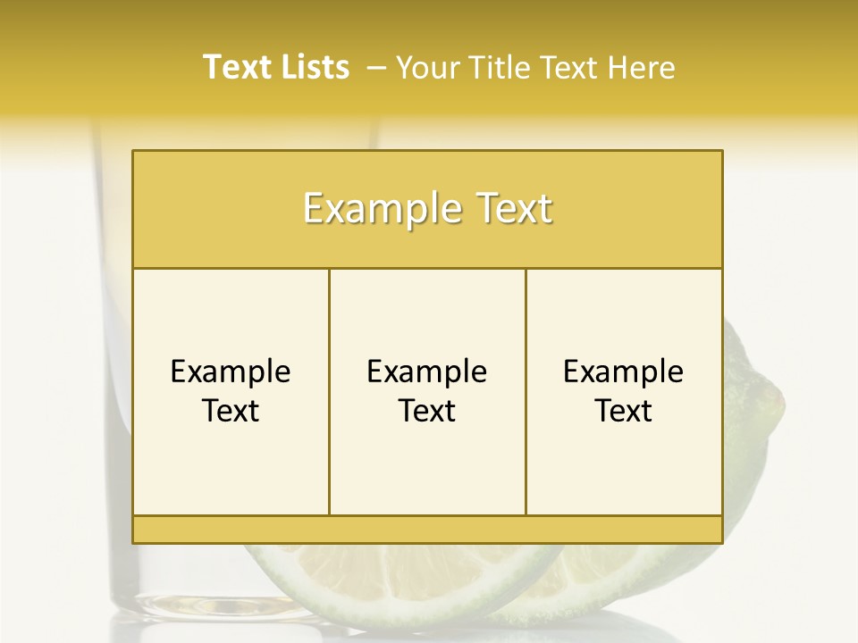 Portion Cold Mexican PowerPoint Template