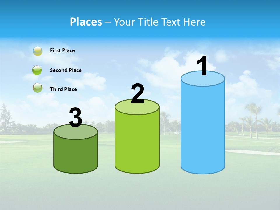 Outdoor Green Sport PowerPoint Template
