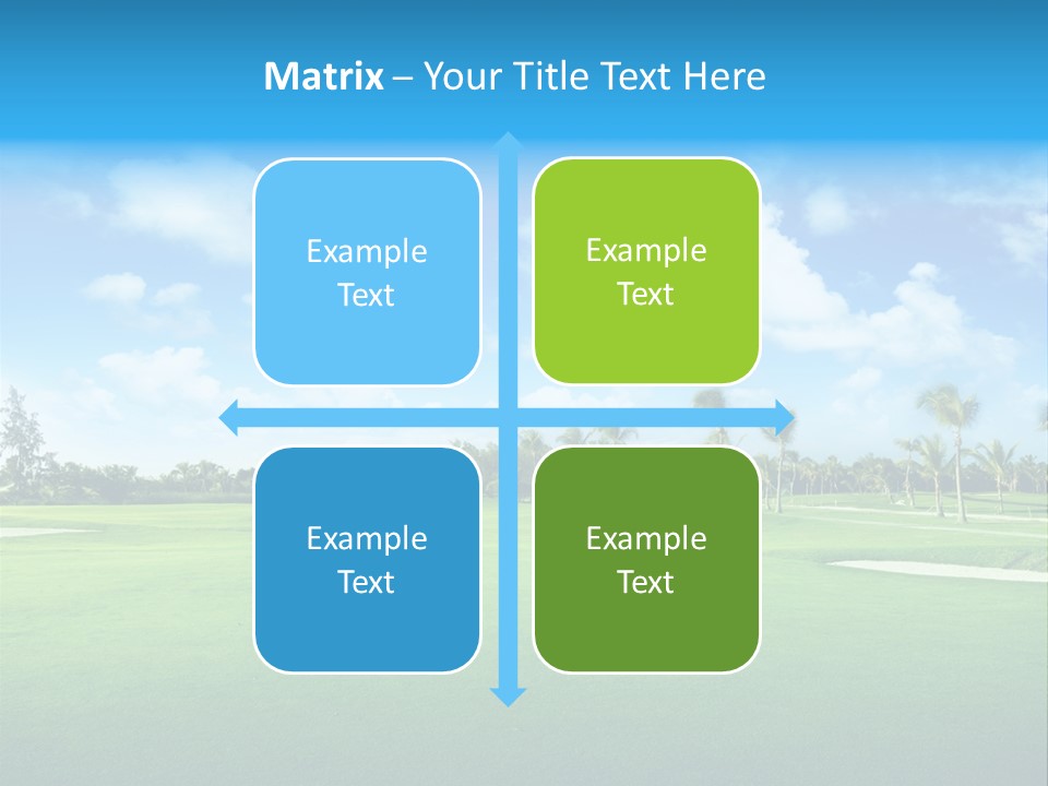 Outdoor Green Sport PowerPoint Template