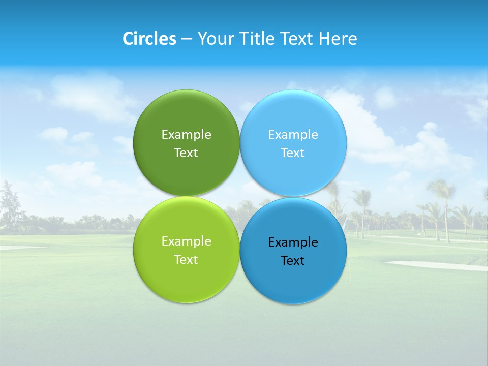 Outdoor Green Sport PowerPoint Template