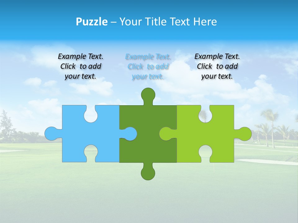 Outdoor Green Sport PowerPoint Template