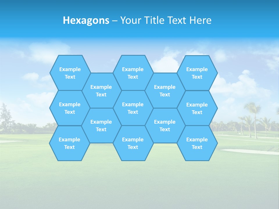 Outdoor Green Sport PowerPoint Template