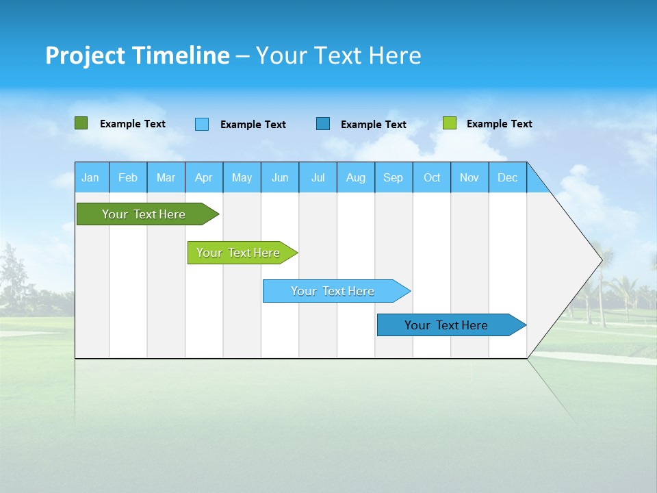Outdoor Green Sport PowerPoint Template