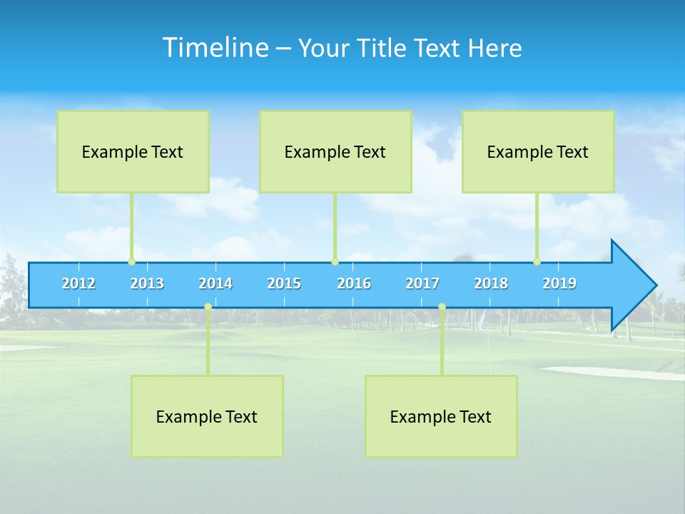 Outdoor Green Sport PowerPoint Template