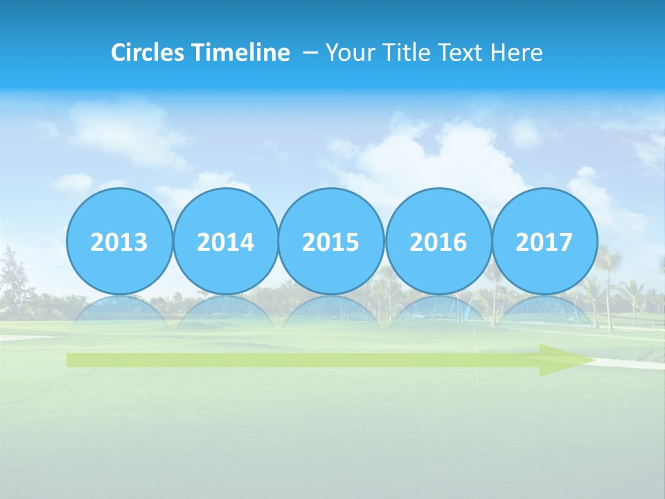 Outdoor Green Sport PowerPoint Template