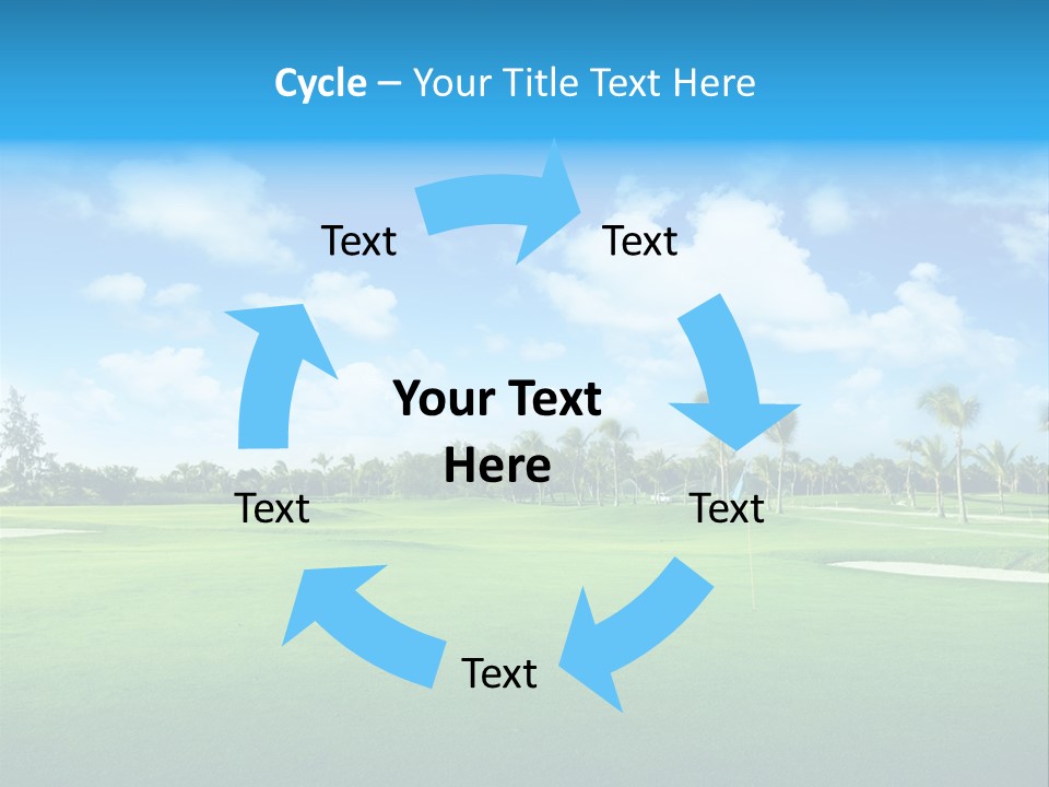 Outdoor Green Sport PowerPoint Template