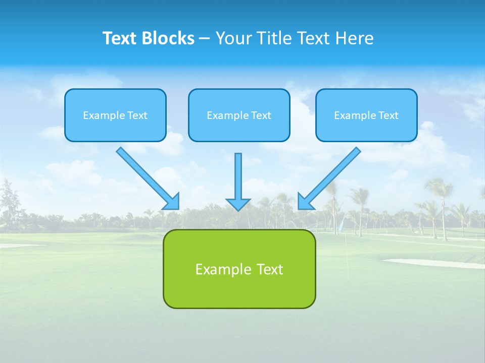 Outdoor Green Sport PowerPoint Template