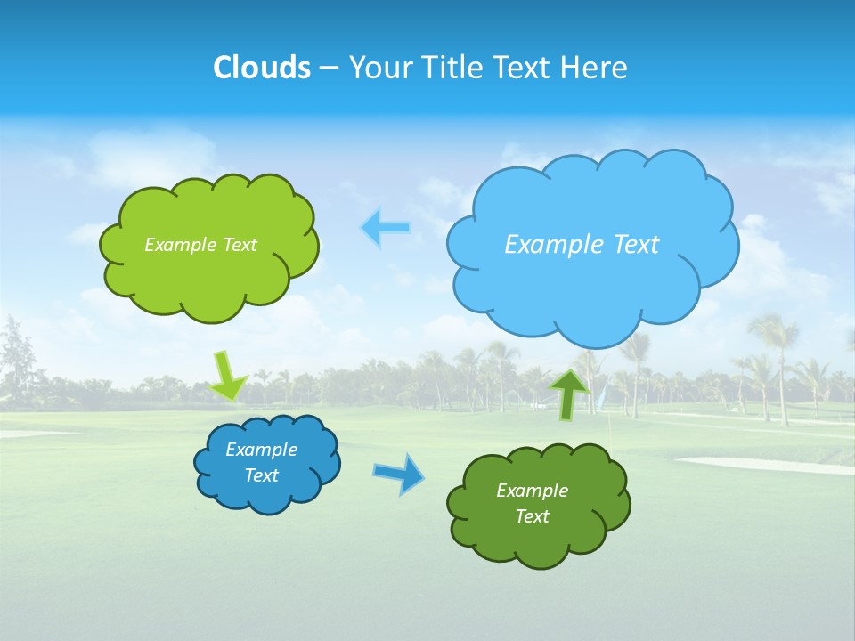 Outdoor Green Sport PowerPoint Template